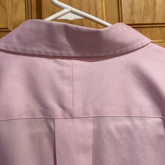 Men’s Land’s End Long Sleeve Button Down Shirt, Pink, Sz 19-38 Big/Tall - Picture 8 of 8